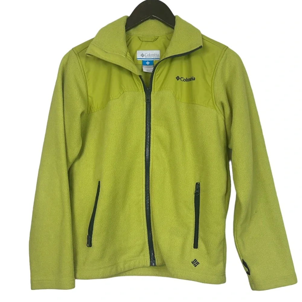 4/$25 Columbia Yellow Bugaboo Fleece kids interchange jacket